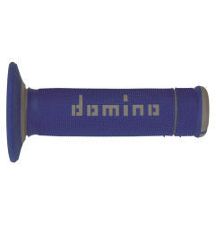 DOMINO MANETKI (GRIPY) OFF ROAD X-TREME DWUSKŁADNIKOWE KOLOR NIEBIESKI/SZARY