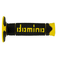 DOMINO MANETKI (GRIPY) OFF ROAD PYRAMID DWUSKŁADNIKOWE KOLOR CZARNY/ŻÓŁTY