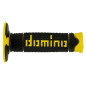 DOMINO MANETKI (GRIPY) OFF ROAD PYRAMID DWUSKŁADNIKOWE KOLOR CZARNY/ŻÓŁTY