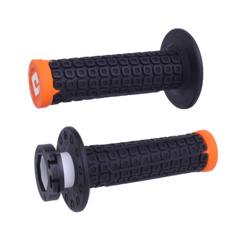 ODI MANETKI OFF ROAD NOMAD MX V2 LOCK-ON GRIP KOLOR CZARNY POMARAŃCZOWY