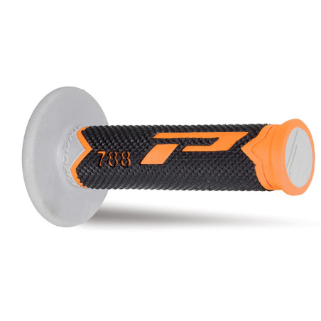 PROGRIP MANETKI PG788 OFF ROAD (22+25MM, DŁ.115MM) KOLOR POMARAŃCZOWY/SZARY/CZARNY (TRÓJSKŁADNIKOWE) (788-222) (PG788/1)