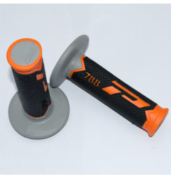 PROGRIP MANETKI PG788 OFF ROAD (22+25MM, DŁ.115MM) KOLOR POMARAŃCZOWY/SZARY/CZARNY (TRÓJSKŁADNIKOWE) (788-222) (PG788/1)