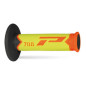 PROGRIP MANETKI PG788 OFF ROAD (22+25MM, DŁ.115MM) KOLOR POMARAŃCZOWY FLUO/ŻÓŁTY FLUO/CZARNY (TRÓJSKŁADNIKOWE) (788-281)