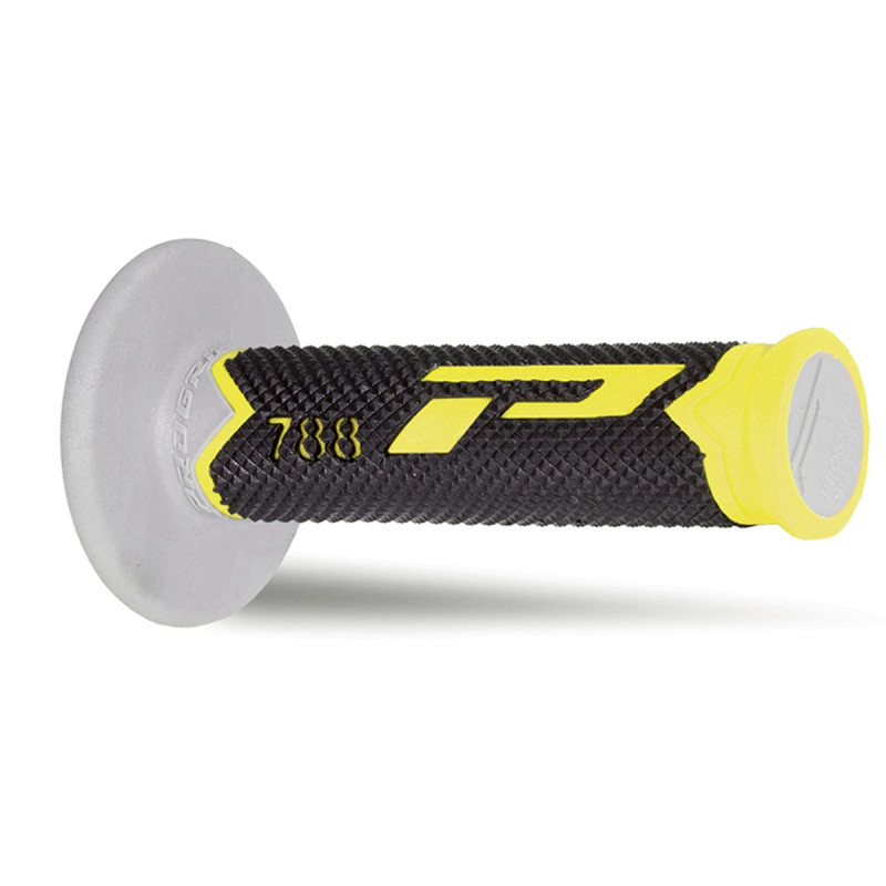 PROGRIP MANETKI PG788 OFF ROAD (22+25MM, DŁ.115MM) KOLOR ŻÓŁTY/SZARY/CZARNY (TRÓJSKŁADNIKOWE) (788-221) (PG788/3)