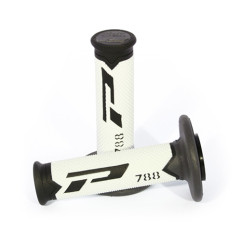 PROGRIP MANETKI PG788 OFF ROAD (22+25MM, DŁ.115MM) KOLOR CZARNY/ BIAŁY/ TYTANOWY (TRÓJSKŁADNIKOWE) (PG788/19) (788-219)