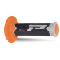 PROGRIP MANETKI PG788 OFF ROAD (22+25MM, DŁ.115MM) KOLOR SZARY/POMARAŃCZOWY/CZARNY (TRÓJSKŁADNIKOWE) (788-211) (PG788/2)