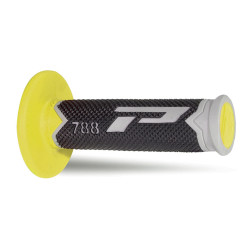 PROGRIP MANETKI PG788 OFF ROAD (22+25MM, DŁ.115MM) KOLOR SZARY/ŻÓŁTY/CZARNY (TRÓJSKŁADNIKOWE) (788-210) (PG788/4)