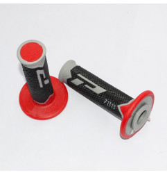 PROGRIP MANETKI PG788 OFF ROAD (22+25MM, DŁ.115MM) KOLOR SZARY/CZERWONY/CZARNY (TRÓJSKŁADNIKOWE) (PG788/6) (788-209)