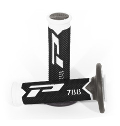 PROGRIP MANETKI PG788 OFF ROAD (22+25MM, DŁ.115MM) KOLOR BIAŁY/CZARNY/TYTANOWY (TRÓJSKŁADNIKOWE) (PG788/18) (788-218)