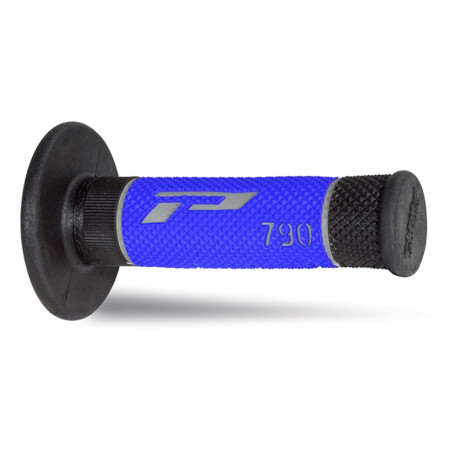 PROGRIP MANETKI PG790 OFF ROAD (22+25MM, DŁ.115MM) KOLOR SZARY/CZARNY/NIEBIESKI (TRÓJSKŁADNIKOWE) (790-232) (PG790/5)
