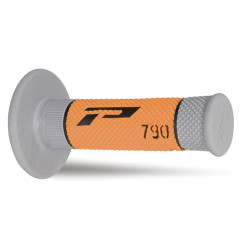 PROGRIP MANETKI PG790 OFF ROAD (22+25MM, DŁ.115MM) KOLOR CZARNY/SZARY/POMARAŃCZOWY (TRÓJSKŁADNIKOWE) (790-240) (PG790/2)