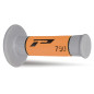PROGRIP MANETKI PG790 OFF ROAD (22+25MM, DŁ.115MM) KOLOR CZARNY/SZARY/POMARAŃCZOWY (TRÓJSKŁADNIKOWE) (790-240) (PG790/2)
