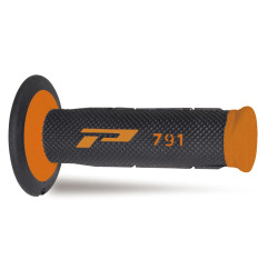 PROGRIP MANETKI PG791 OFF ROAD (22+25MM, DŁ.115MM) KOLOR POMARAŃCZOWY/CZARNY (DWUSKŁADNIKOWE) (791-201) (PG791OR/BK)
