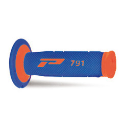 PROGRIP MANETKI PG791 OFF ROAD (22+25MM, DŁ.115MM) KOLOR POMARAŃCZOWY FLUO/NIEBIESKI (DWUSKŁADNIKOWE) (791-275) (PA079100-275)