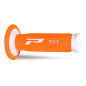 PROGRIP MANETKI PG791 OFF ROAD (22+25MM, DŁ.115MM) KOLOR BIAŁY / POMARAŃCZOWY FLUO (DWUSKŁADNIKOWE) (791-242) (PG791WH/ORF)