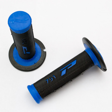 PROGRIP MANETKI PG791 OFF ROAD (22+25MM, DŁ.115MM) KOLOR NIEBIESKI/CZARNY (DWUSKŁADNIKOWE) (791-150) (PG791BL/BK)