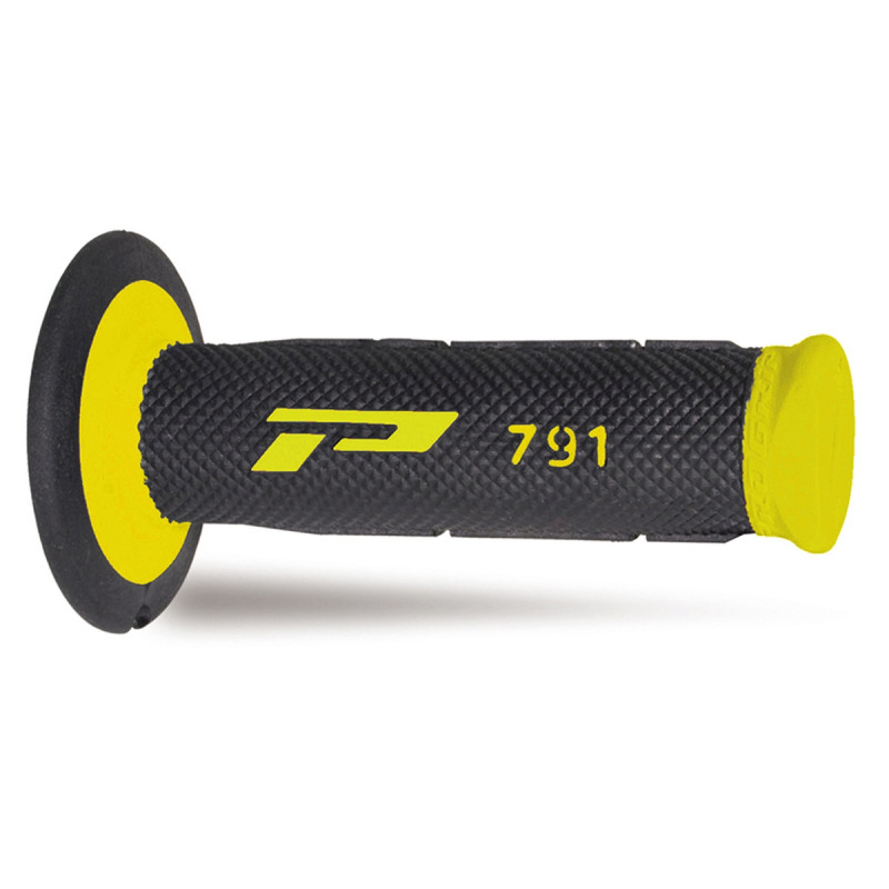 PROGRIP MANETKI PG791 OFF ROAD (22+25MM, DŁ.115MM) KOLOR ŻÓŁTY/CZARNY (DWUSKŁADNIKOWE) (791-202) (PG791YL/BK)