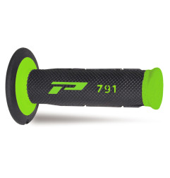 PROGRIP MANETKI PG791 OFF ROAD (22+25MM, DŁ.115MM) KOLOR ZIELONY/CZARNY (DWUSKŁADNIKOWE) (791-198) (PG791GN/BK)
