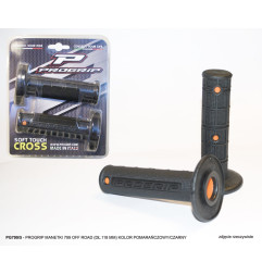 PROGRIP MANETKI PG799 OFF ROAD (22+25MM, DŁ.118MM) KOLOR CZARNY/POMARAŃCZOWY (DWUSKŁADNIKOWE) (799-201) (PG799/5)