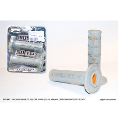 PROGRIP MANETKI PG799 OFF ROAD (22+25MM, DŁ.118MM) KOLOR SZARY/POMARAŃCZOWY (DWUSKŁADNIKOWE) (799-293) (PG799/7)