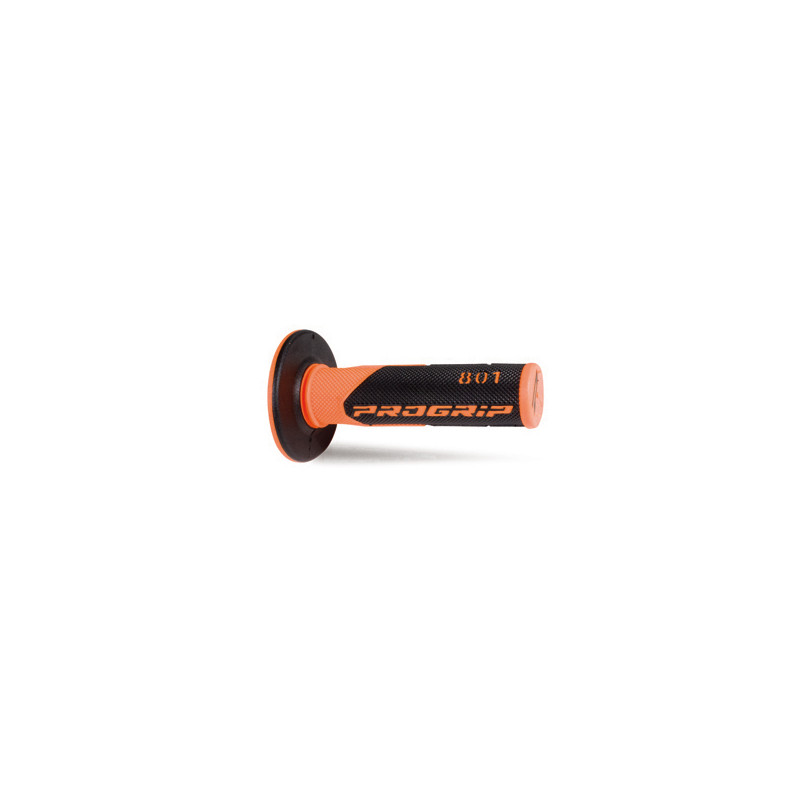 PROGRIP MANETKI PG801 OFF ROAD (22+25MM, DŁ.115MM) KOLOR POMARAŃCZOWY FLUO/CZARNY (DWUSKŁADNIKOWE) (PG801ORF/BK) (801-296)