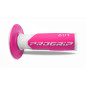 PROGRIP MANETKI PG801 OFF ROAD (22+25MM, DŁ.115MM) KOLOR BIAŁY/FUKSJA FLUO (DWUSKŁADNIKOWE) (801-243) (PG801WH/FX)