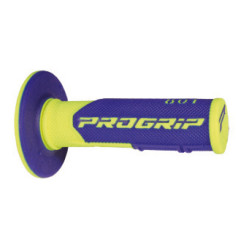 PROGRIP MANETKI PG801 OFF ROAD (22+25MM, DŁ.115MM) KOLOR ŻÓŁTY FLUO/NIEBIESKI (DWUSKŁADNIKOWE) (801-252) (PG801YLF/BL)