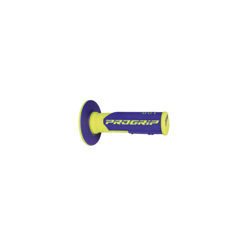 PROGRIP MANETKI PG801 OFF ROAD (22+25MM, DŁ.115MM) KOLOR ŻÓŁTY FLUO/NIEBIESKI (DWUSKŁADNIKOWE) (801-252) (PG801YLF/BL)