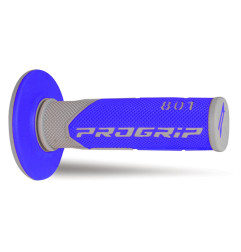 PROGRIP MANETKI PG801 OFF ROAD (22+25MM, DŁ.115MM) KOLOR SZARY/NIEBIESKI (DWUSKŁADNIKOWE) (801-291) (PG801/9)