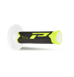 PROGRIP MANETKI PG788 OFF ROAD (22+25MM, DŁ.115MM) KOLOR ŻÓŁTY FLUO/CZARNY/BIAŁY (TRÓJSKŁADNIKOWE) (788-255) (PG788/25)