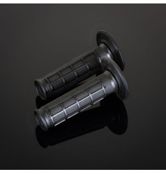 RENTHAL MANETKI MX DUAL COMPOUND DIAMOND WAFFLE ULTRA TACKY, DWUSKŁADNIKOWE KOLOR CZARNY