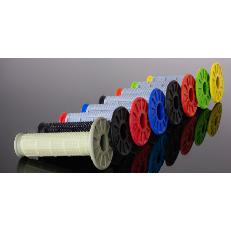 RENTHAL MANETKI MX DUAL COMPOUND ULTRA TACKY TAPERED, DWUSKŁADNIKOWE, KOLOR CZARNY