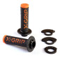 X-GRIP MANETKI (GRIPY) BRAAAAP GRIPS LOCK-ON-GRIP (Z ADAPTERAMI ROLGAZU) ORANGE KOLOR POMARAŃCZOWY