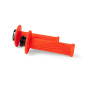 RACETECH (RTECH) MANETKI R20 LOCK-ON (22+25MM) KOLOR POMARAŃCZOWY NEON + 8 ADAPTERÓW ROLGAZU