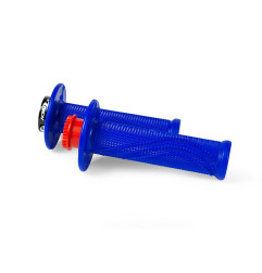 RACETECH (RTECH) MANETKI R20 LOCK-ON (22+25MM) KOLOR NIEBIESKI + 8 ADAPTERÓW ROLGAZU