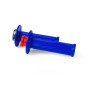 RACETECH (RTECH) MANETKI R20 LOCK-ON (22+25MM) KOLOR NIEBIESKI + 8 ADAPTERÓW ROLGAZU