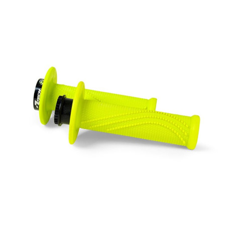RACETECH (RTECH) MANETKI R20 LOCK-ON (22+25MM) KOLOR NEON ŻÓŁTY + 8 ADAPTERÓW ROLGAZU