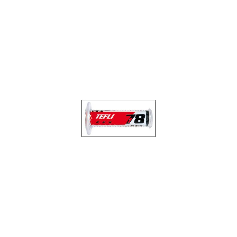 HARRI'S WYPRZEDAŻ MANETKI 01689-RDE8 TEFLI 78 (115 MM/22 MM) BEZ OTWORU KOLOR CZERWONY/BIAŁY/CZARNY