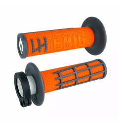 ODI MANETKI OFF ROAD EMIG 2.0 V2 LOCK-ON GRIP KOLOR POMARAŃCZOWY GRAFIT