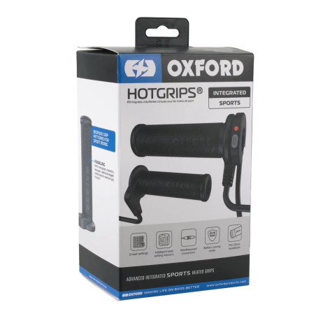 OXFORD MANETKI PODGRZEWANE DO MOTOCYKLA ADVANCED SPORT Z PRZEŁĄCZNIKIEM PRZY MANETCE (EL)