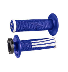 ODI MANETKI OFF ROAD EMIG PRO V2 LOCK-ON GRIP KOLOR NIEBIESKI BIAŁY