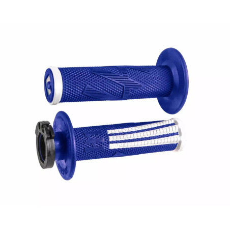 ODI MANETKI OFF ROAD EMIG PRO V2 LOCK-ON GRIP KOLOR NIEBIESKI BIAŁY