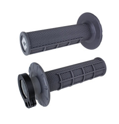 ODI MANETKI OFF ROAD HALF WAFFLE MX V2 LOCK-ON GRIP KOLOR GRAFITOWY