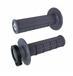 ODI MANETKI OFF ROAD HALF WAFFLE MX V2 LOCK-ON GRIP KOLOR GRAFITOWY
