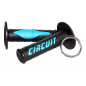 Manetki kierownicy Circuit Electra Racing MX czarno-niebieskie Fluo