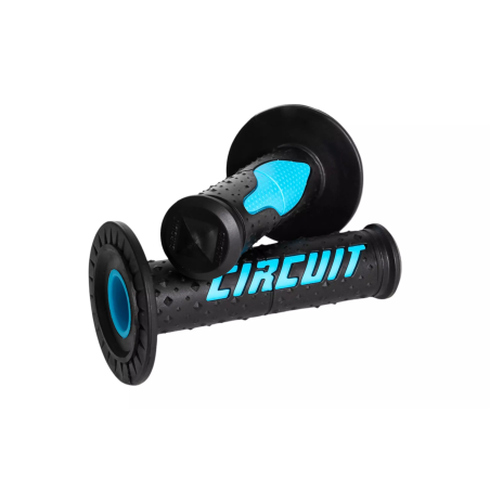 Manetki kierownicy Circuit Electra Racing MX czarno-niebieskie Fluo