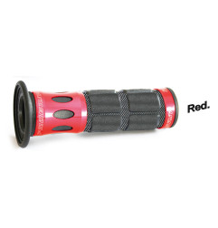 PROGRIP MANETKI PG744 SCOOTER ALU (22+25MM, DŁ.115MM) KOLOR CZERWONY (JEDNOSKŁADNIKOWE) (744-107) WYPRZEDAŻ
