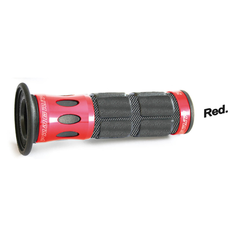 PROGRIP MANETKI PG744 SCOOTER ALU (22+25MM, DŁ.115MM) KOLOR CZERWONY (JEDNOSKŁADNIKOWE) (744-107) WYPRZEDAŻ