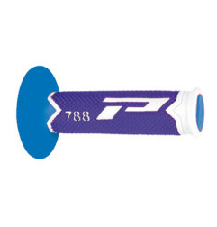 PROGRIP MANETKI PG788 OFF ROAD (22+25MM, DŁ.115MM) KOLOR BIAŁY/NIEBIESKI/JASNO NIEBIESKI (TRÓJSKŁADNIKOWE) (PG788/26) (788-285)