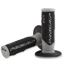PROGRIP MANETKI PG801 OFF ROAD (22+25MM, DŁ.115MM) KOLOR SZARY/CZARNY (DWUSKŁADNIKOWE) (801-187) (PG801/11)